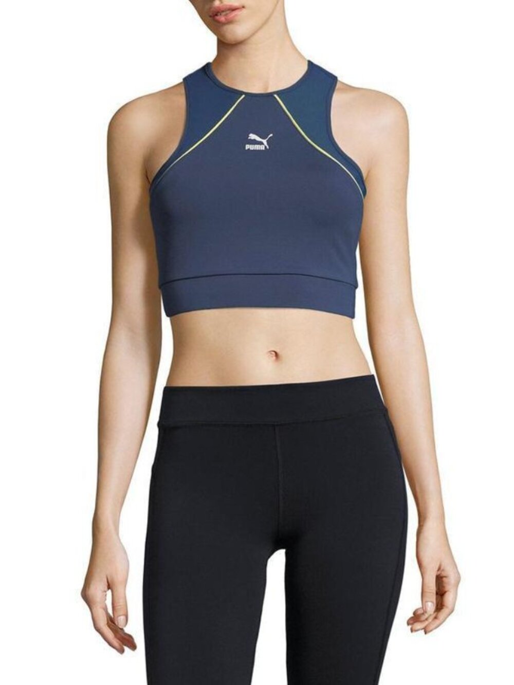 PUMA Womens Racerback Summer Reload Sports Bra